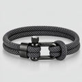 Nautical Grey Signature – Bracelet Homme Corde