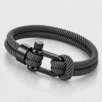 Nautical Grey Signature – Bracelet Homme Corde