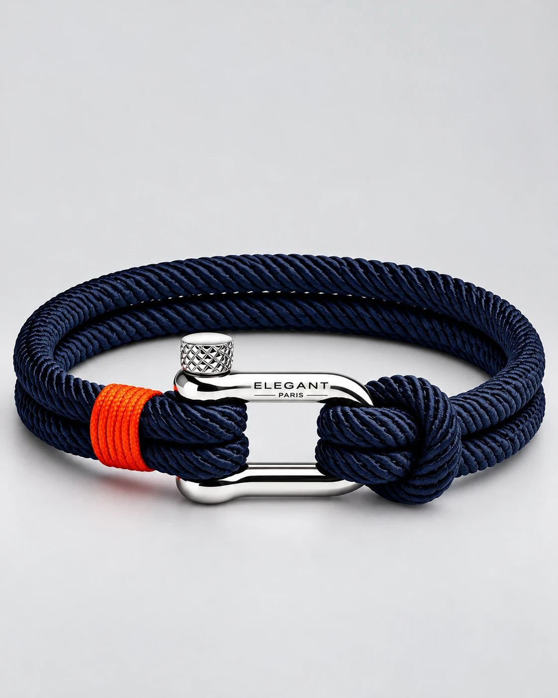 Nautical Navy & Orange