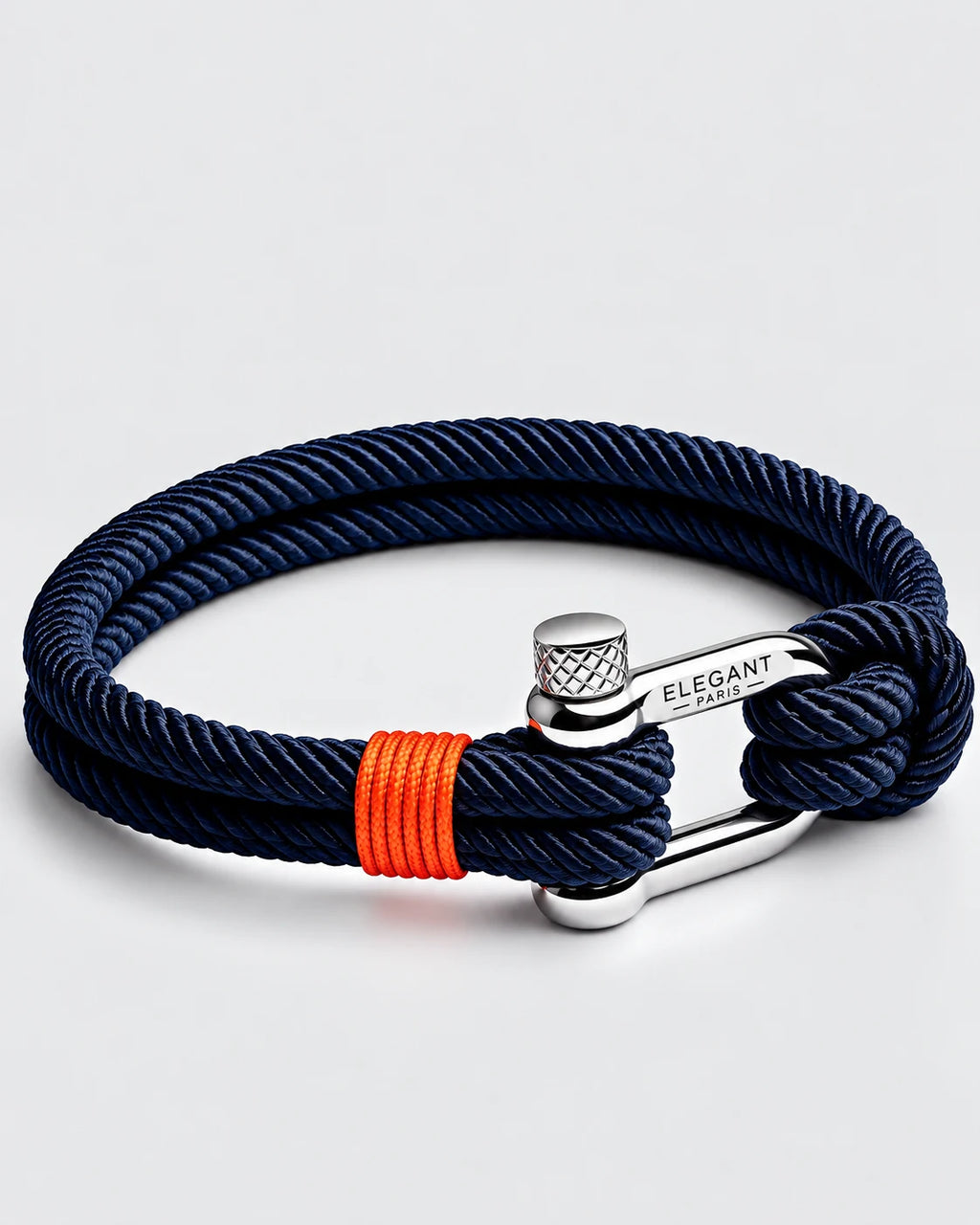 Nautical Navy & Orange