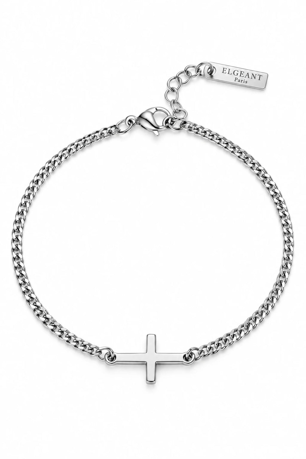 BRACELET AVEC CROIX | ARGENT